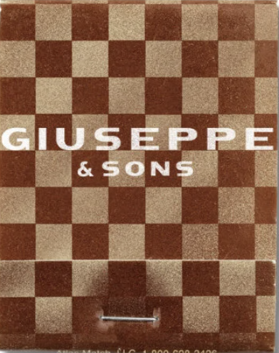 Johnny Hideaway matchbook