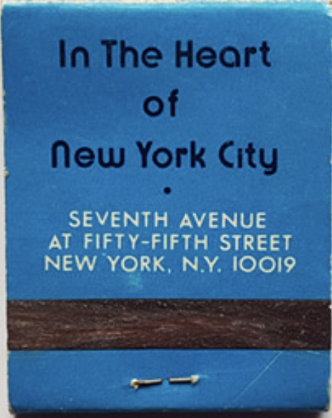 Storico Fresco matchbook