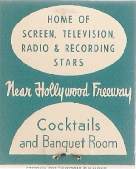 Johnny Hideaway matchbook