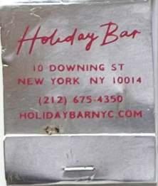 Johnny Hideaway matchbook